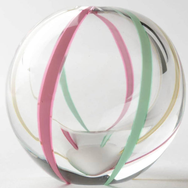 Aderia Colorful Glass Temari Ball Small Flower Vase 65mm