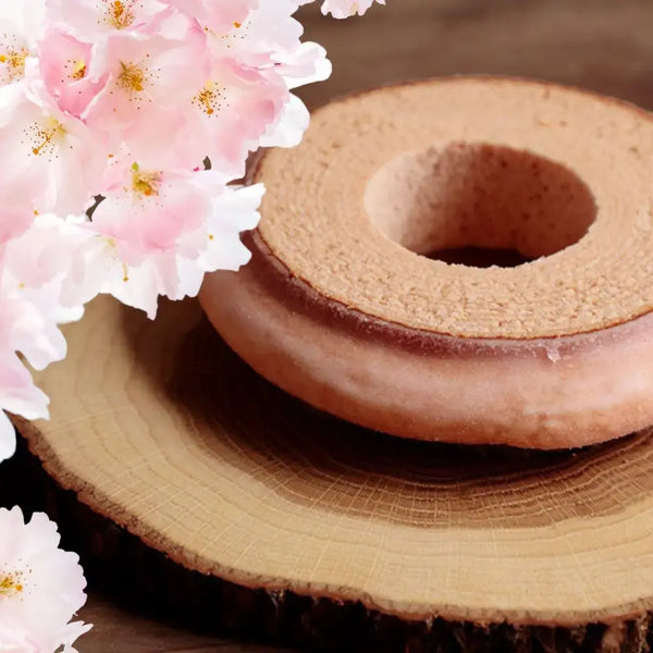 Baum u. Baum Japanese Baumkuchen Ring Cake Sakura Cherry Blossom 1 Piece