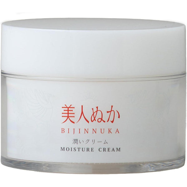 Bijin Nuka Junmai Rice Bran Moisturizing Face Cream Fragrance-Free 43g