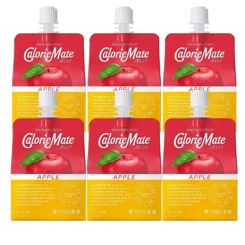 Calorie Mate Jelly Balanced Food Apple 215g x 6 Units