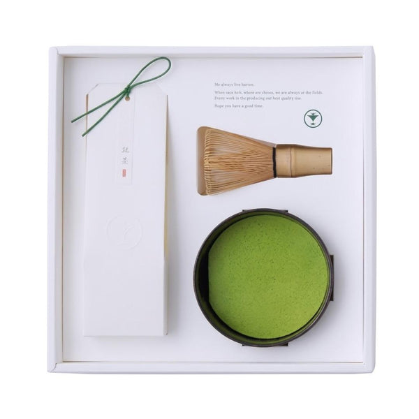 Ceremonial Matcha Starter Kit Premium Matcha, Whisk & Tea Bowl in Gift Box