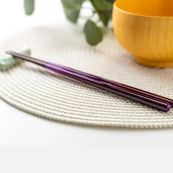 Colorful Wooden Chopsticks Dishwasher Safe 23cm (5 Pairs in Gift Box)