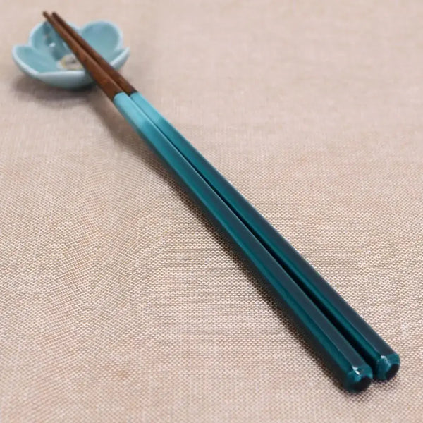 Colorful Wooden Chopsticks Dishwasher Safe 23cm (5 Pairs in Gift Box)