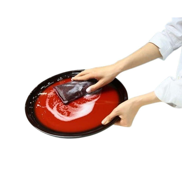 Fujisho Copper Antibacterial Velvet Soft Sponge For Lacquerware