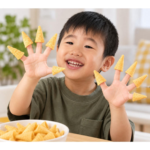 House Foods Tongari Corn Japanese Cone Shaped Chips Grilled Corn Flavor 62g
