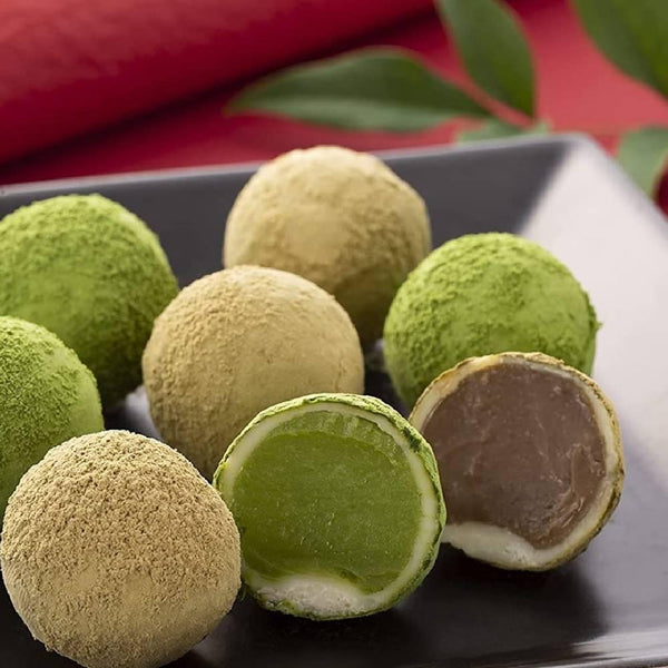 Kiyosen Uji Matcha & Hojicha Chocolate Truffles Gift Box 6 Pieces