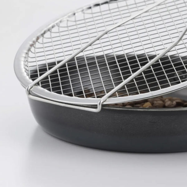 Kogu Handheld Iron Home Coffee Bean Roaster Pan IH and Gas Compatible