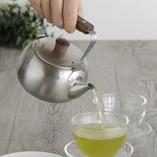 Kogu Tea Brewing Set Stainless Steel Teapot & Canister Gift Set