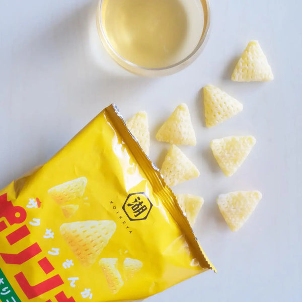 Koikeya Polinky Corn Soup Chips Japanese Corn Snack 55g (Pack of 3)