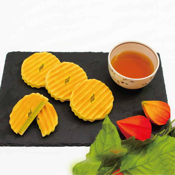 Kyo Kaori Matcha Cream Zig Zag Sandwich Cookie (Pack of 6)