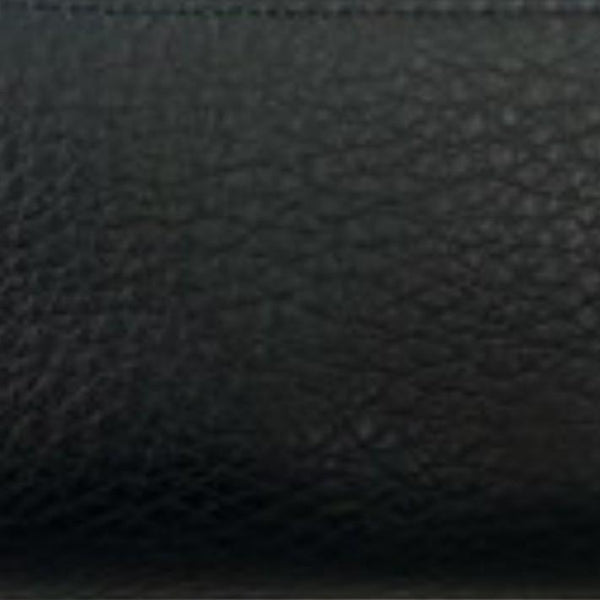 Life Genuine Leather Black Large Pen Case Nylon Lining & Zipper Closure