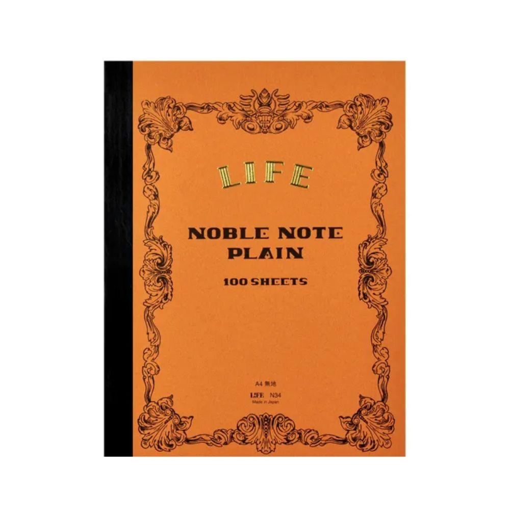 Life Noble Notebook A4 Unruled Premium Writing Paper N34 (100 Pages)