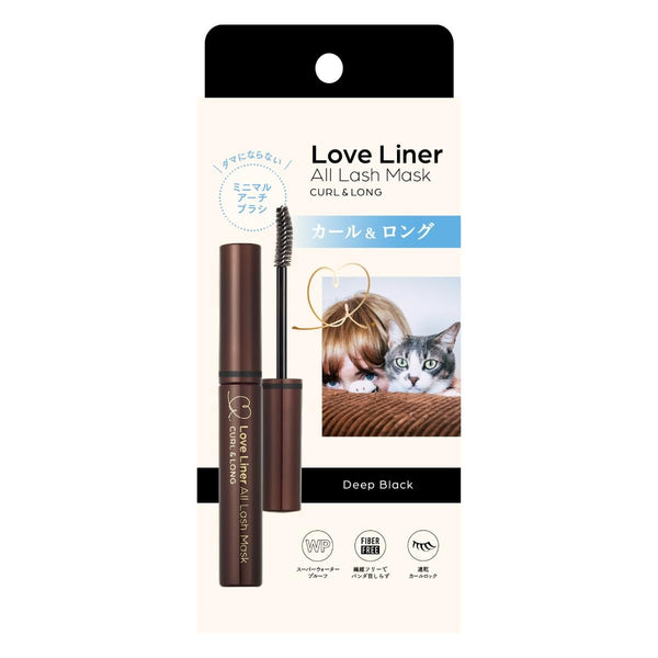 Love Liner All Lash Mask Curl & Long Super Waterproof Black Mascara