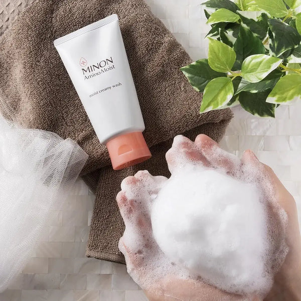 Minon Amino Moist Creamy Wash Cleansing Foam for Sensitive Skin 100g