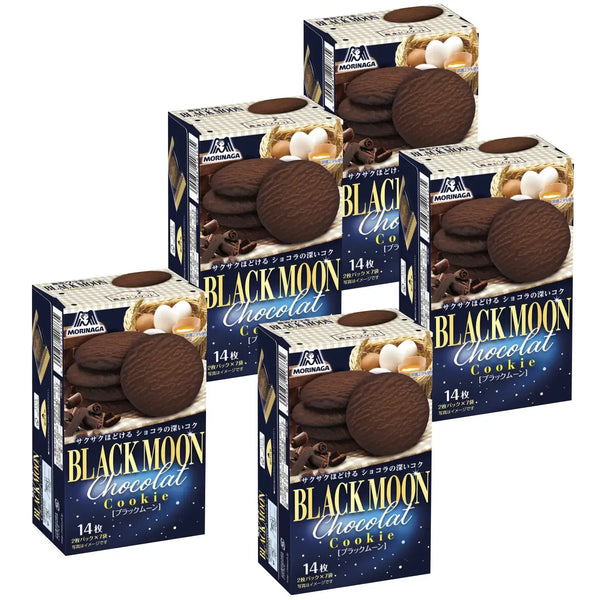 Morinaga Black Moon Chocolate Cookies (Pack of 5)