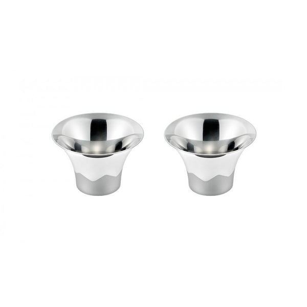 Mount Fuji Design Sake Cups Stainless Steel Cups (Set of 2 In Box)