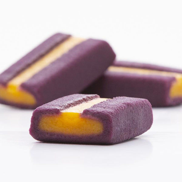 Okashi Goten Okinawan Gold & Purple Sweet Potato Bites 6 Pieces