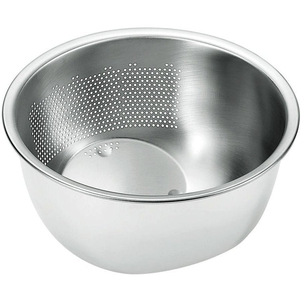 Maruefu Stainless Steel 3-Way Rice Washing Bowl With Strainer