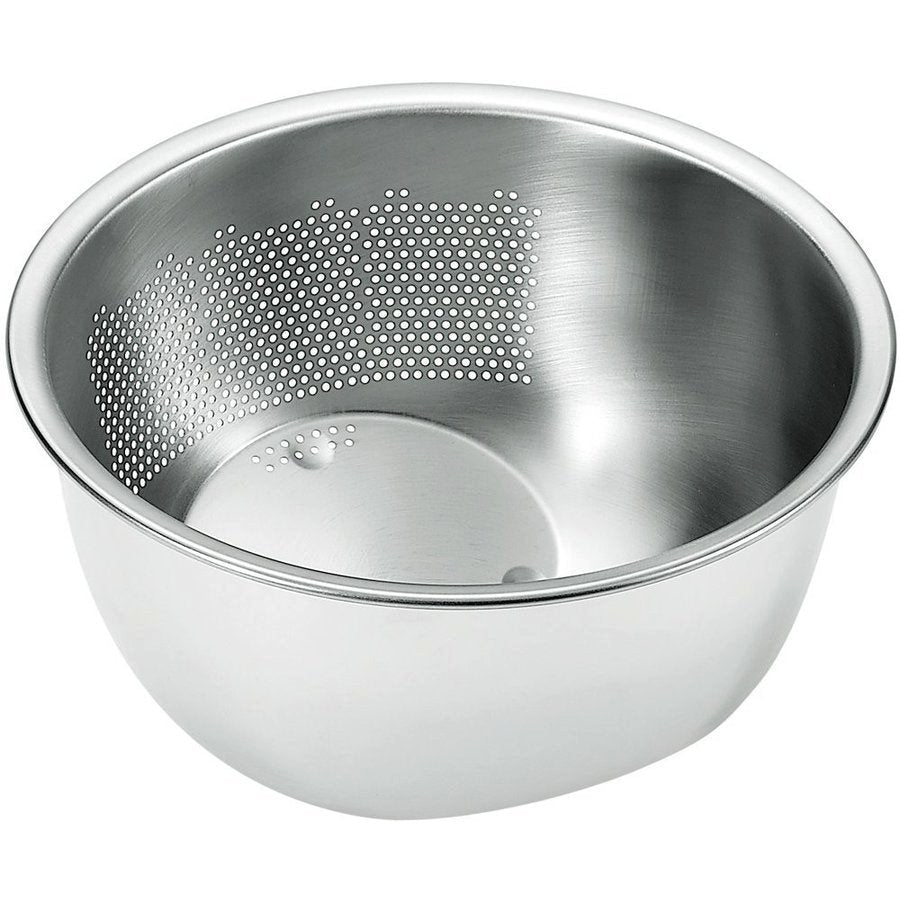 Maruefu Stainless Steel 3-Way Rice Washing Bowl With Strainer