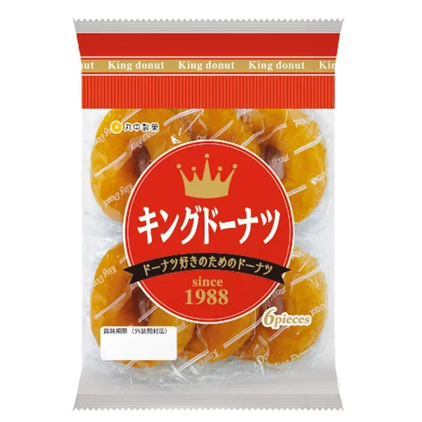 Marunaka King Doughnut Japanese Donut 6 Pieces
