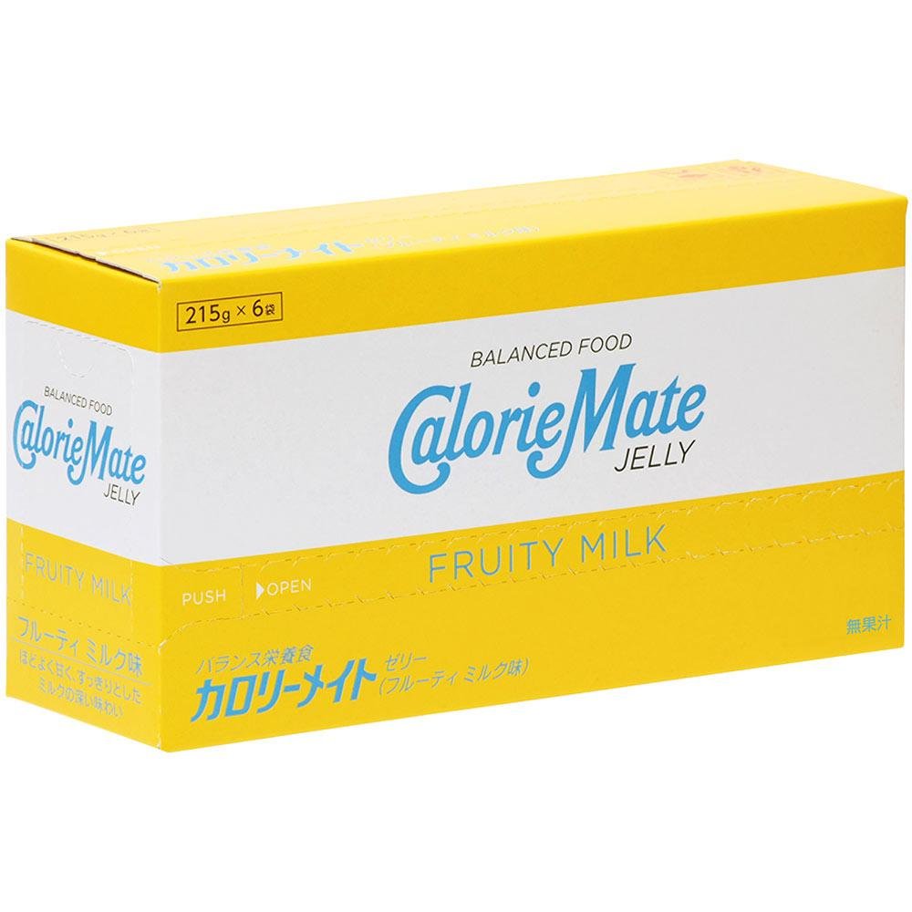 Otsuka Calorie Mate Jelly Balanced Nutrition Jelly Drink Fruit Milk 215g × 6 Units