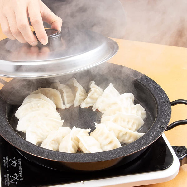 Wahei Freiz Gyoza Iron Pan (Japanese Dumplings Iron Pan with Lid)