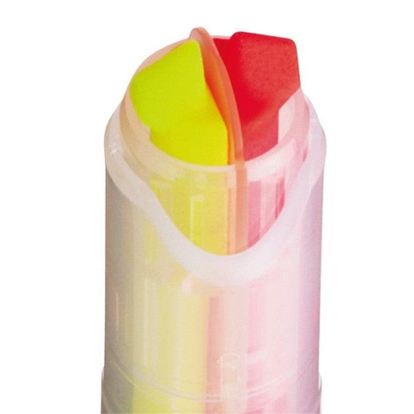 Kokuyo Beetle Tip Dual Color Highlighter Set 3 Pens (6 Soft Colors)