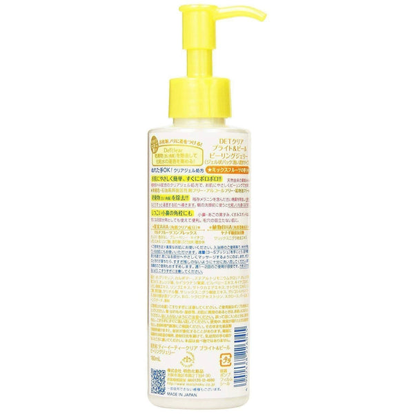 Meishoku Detclear Bright and Peel Fruits Peeling Jelly 180ml