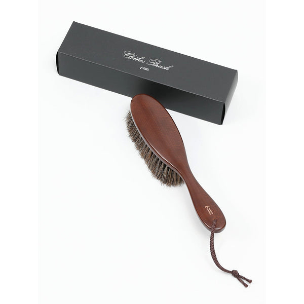 Nakata Hanger Natural Bristle Clothes Brush with Beech Wood Handle
