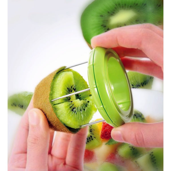 Shimomura Kiwi Fruit Cutter Peeling & Slicing Tool