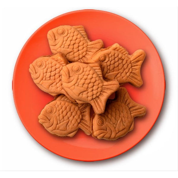 Tada Seika Taiyaki Custard Cream Filled Waffle Snack 10 Pieces