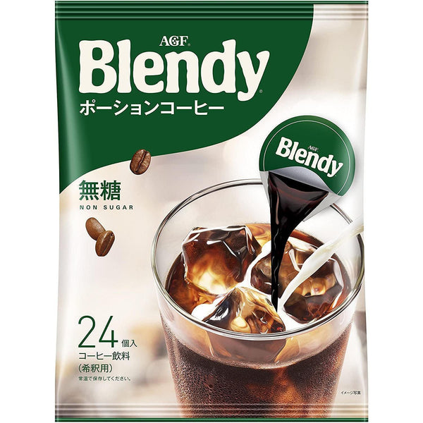 AGF Blendy Coffee Concentrate Unsweetened 24 Pieces (Pack of 3)