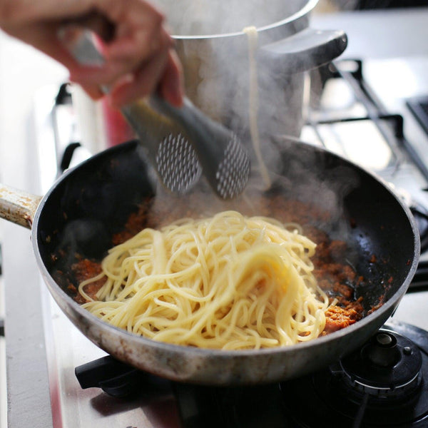 Sori Yanagi Stylish Slotted Metal Tongs