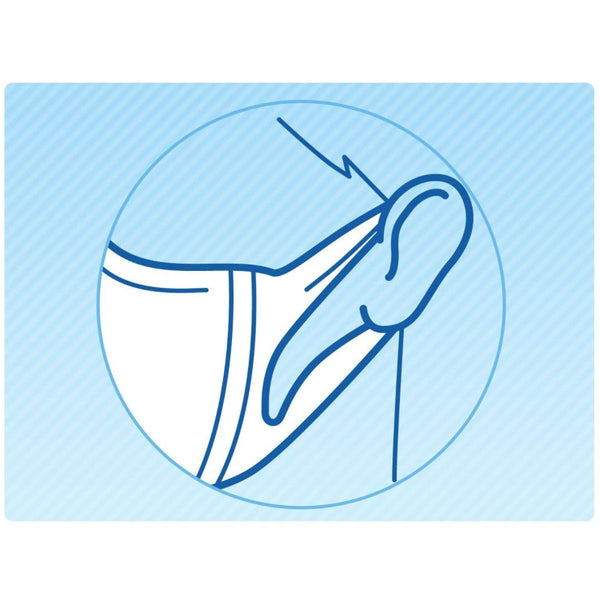 Unicharm Cho Rittai Standard White 3D Face Mask Large Size 30 ct.