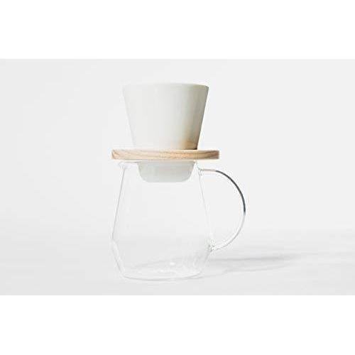 Torch Donut White Porcelain Pour Over Coffee Maker