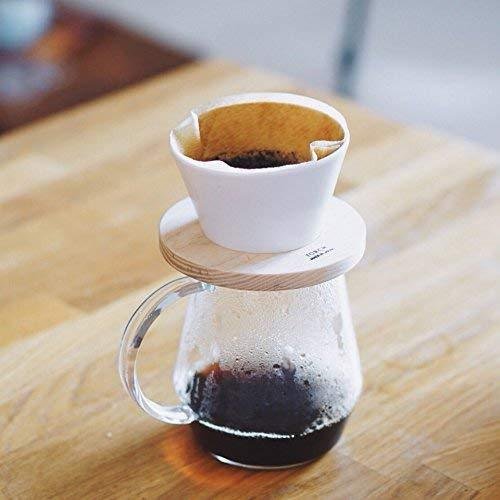 Torch Donut White Porcelain Pour Over Coffee Maker