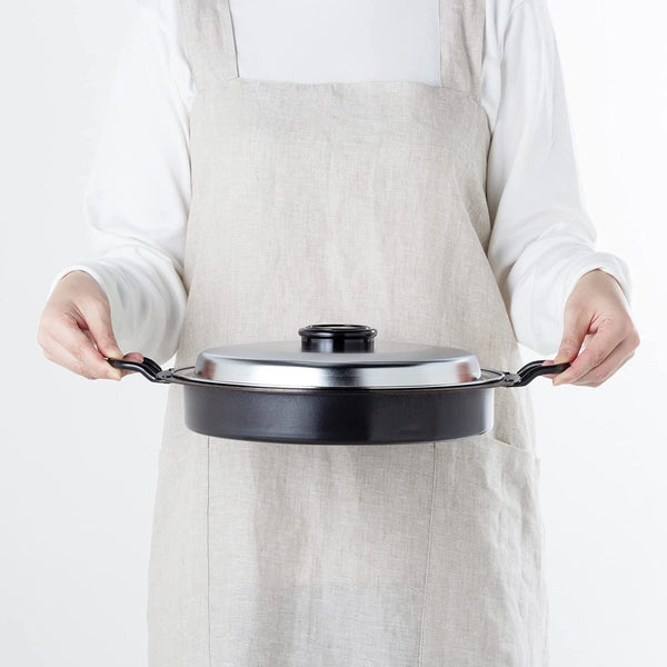 Wahei Freiz Gyoza Iron Pan (Japanese Dumplings Iron Pan with Lid)