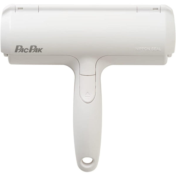 Pac Pak Roller Pet Hair Remover Reusable Self-Cleaning Lint Brush White