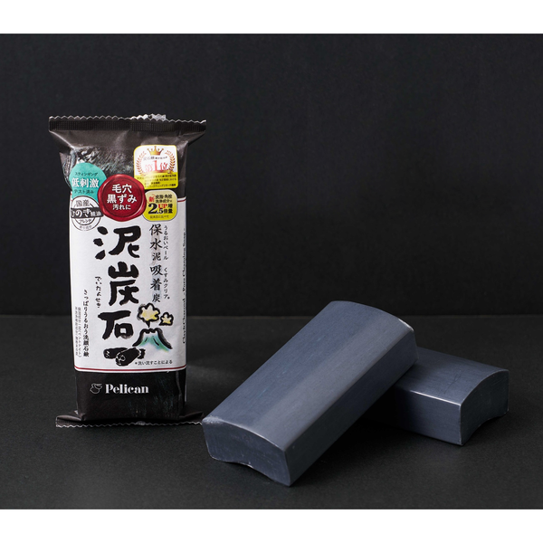Pelican Soap Deitanseki Charcoal Bar Soap 135g