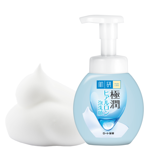 Rohto Hada Labo Gokujyun Hyaluronic Acid Foaming Face Wash 160ml