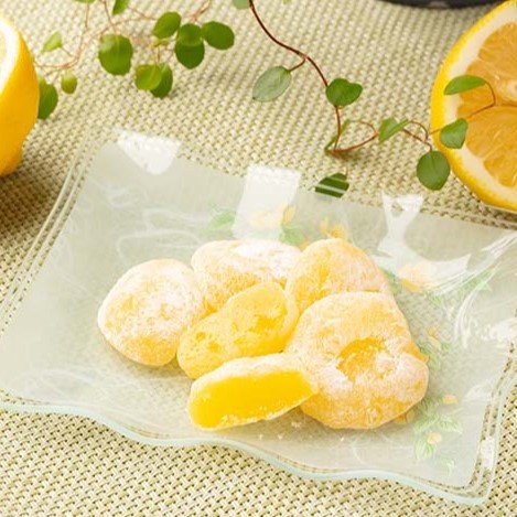 Seiki Bite Sized Daifuku Mochi Snack Setouchi Lemon Flavor 130g (Pack of 5)