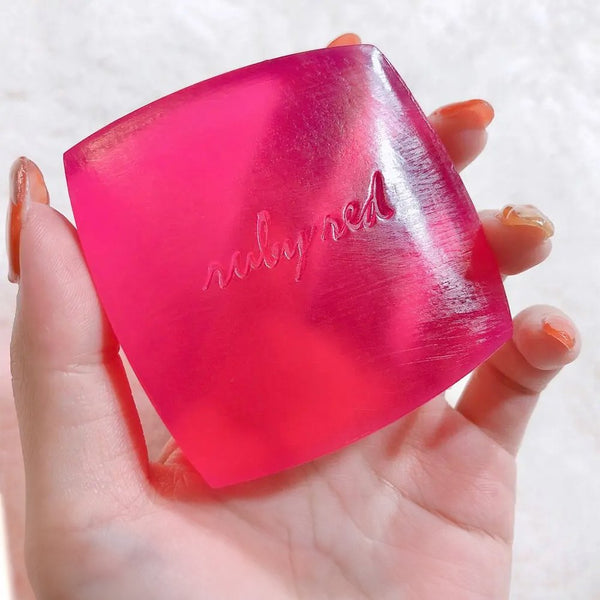 Shiseido Honey Cake Ruby Red Transparent Facial Bar Soap 100g