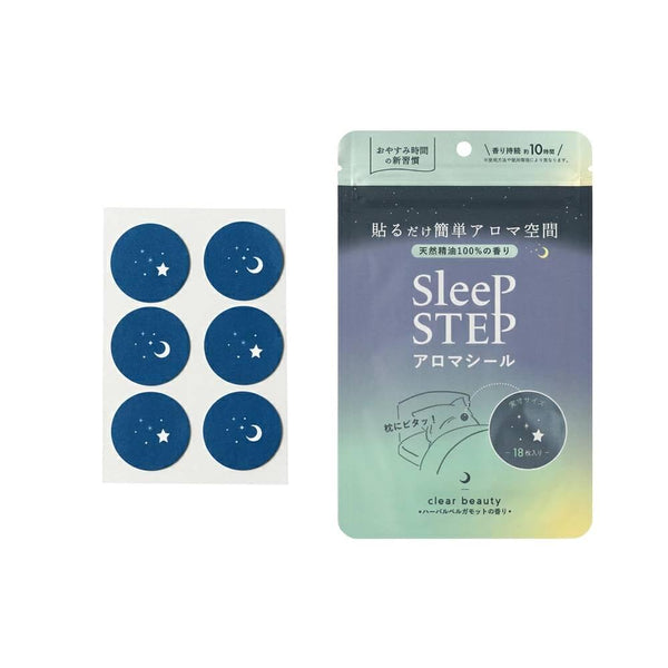 Sleep Step Natural Scented Stick-On Patch Herbal Bergamot 18 Sheets