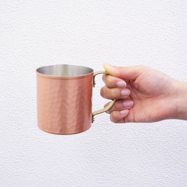 Wahei Freiz Hammered Copper Mug Moscow Mule Cup With Handle 360ml