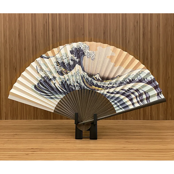 Yamani Dragonfly Design Japanese Sensu Folding Fan 21.5cm