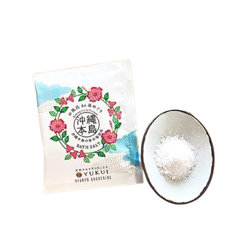 Yukui Ryukyu Okinawa Bath Salt Rose Geranium & Lavender 30g
