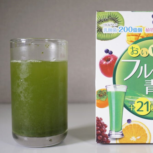 Yuwa Oishi Mixed Fruits Aojiru Green Juice 40 Packets