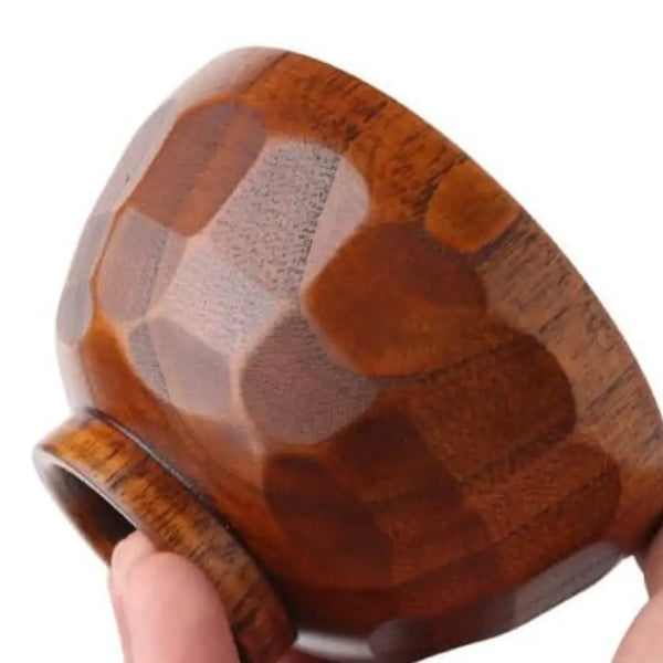 Wooden Bowl Tortoise Shell Lacquered Miso Soup Bowl Φ11.5