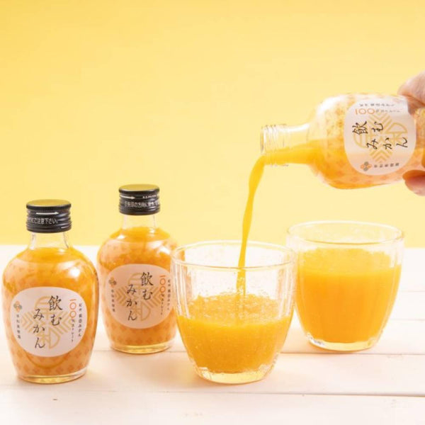 100% Natural Arita Mikan Mandarin Orange Juice Freshly Squeezed 180ml
