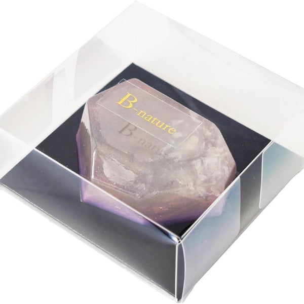 Amethyst Jewelry Soap Handmade Moisturizing Purple Crystal Bar Soap 60g